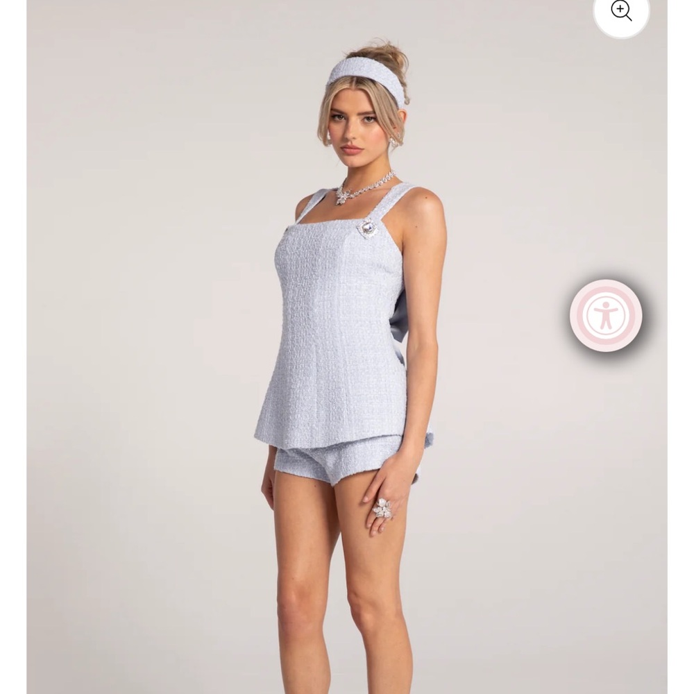 Nana jacqueline tweed set in blue
